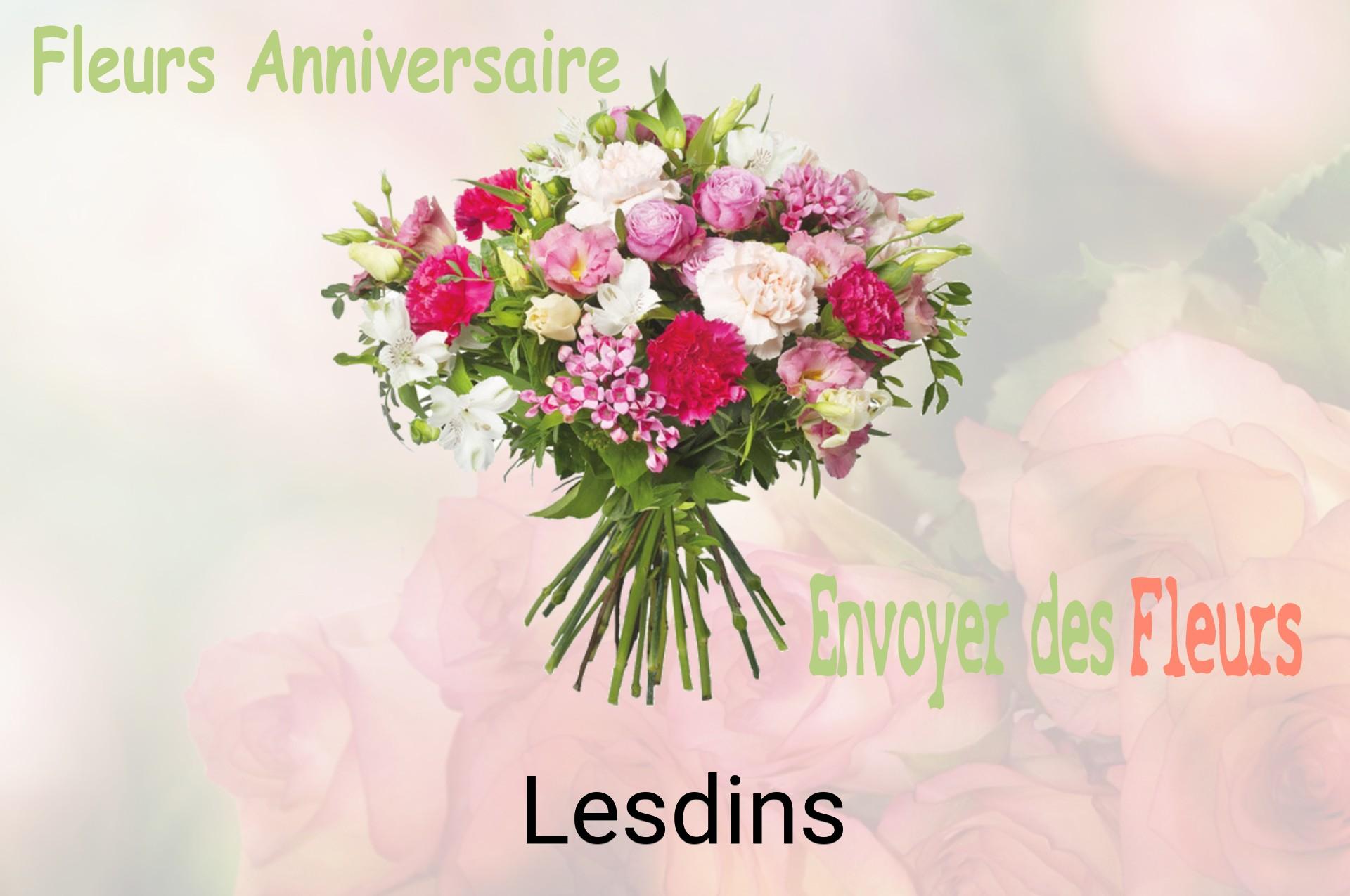 Bouquet de fleurs d’anniversaire livré à Lesdins